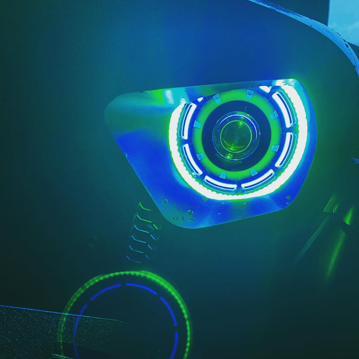 ORACLE Lighting Oculus™ ColorSHIFT Bi-LED Projector Headlights for Jeep JL / Gladiator JT