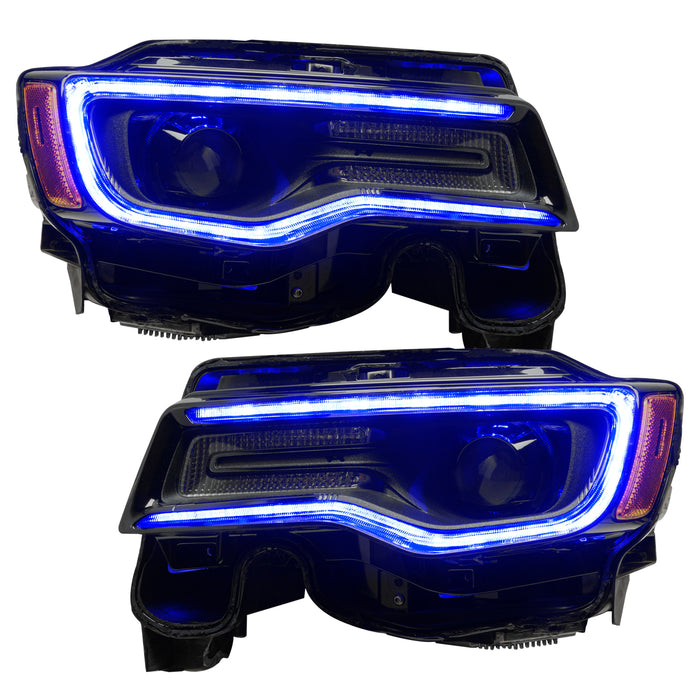 ORACLE Lighting 2014-2021 Jeep Grand Cherokee Dynamic ColorSHIFT Headlight DRL Upgrade Kit