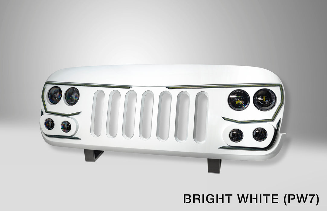 ORACLE Lighting VECTOR Pro-Series Full LED Grill for Jeep Wrangler JK