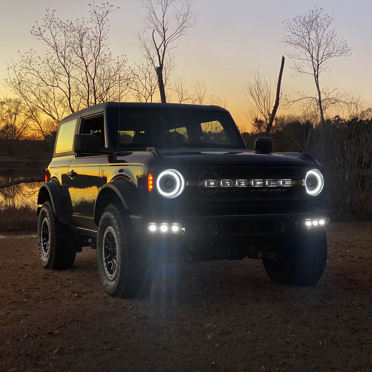 20212024 Ford Bronco Triple LED Fog Light Kit ORACLE Lighting