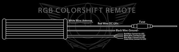 Colorshift remote wiring diagram