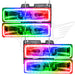 1988-2002 Chevrolet C10 Pre-Assembled Halo Headlights with ColorSHIFT LED halos.