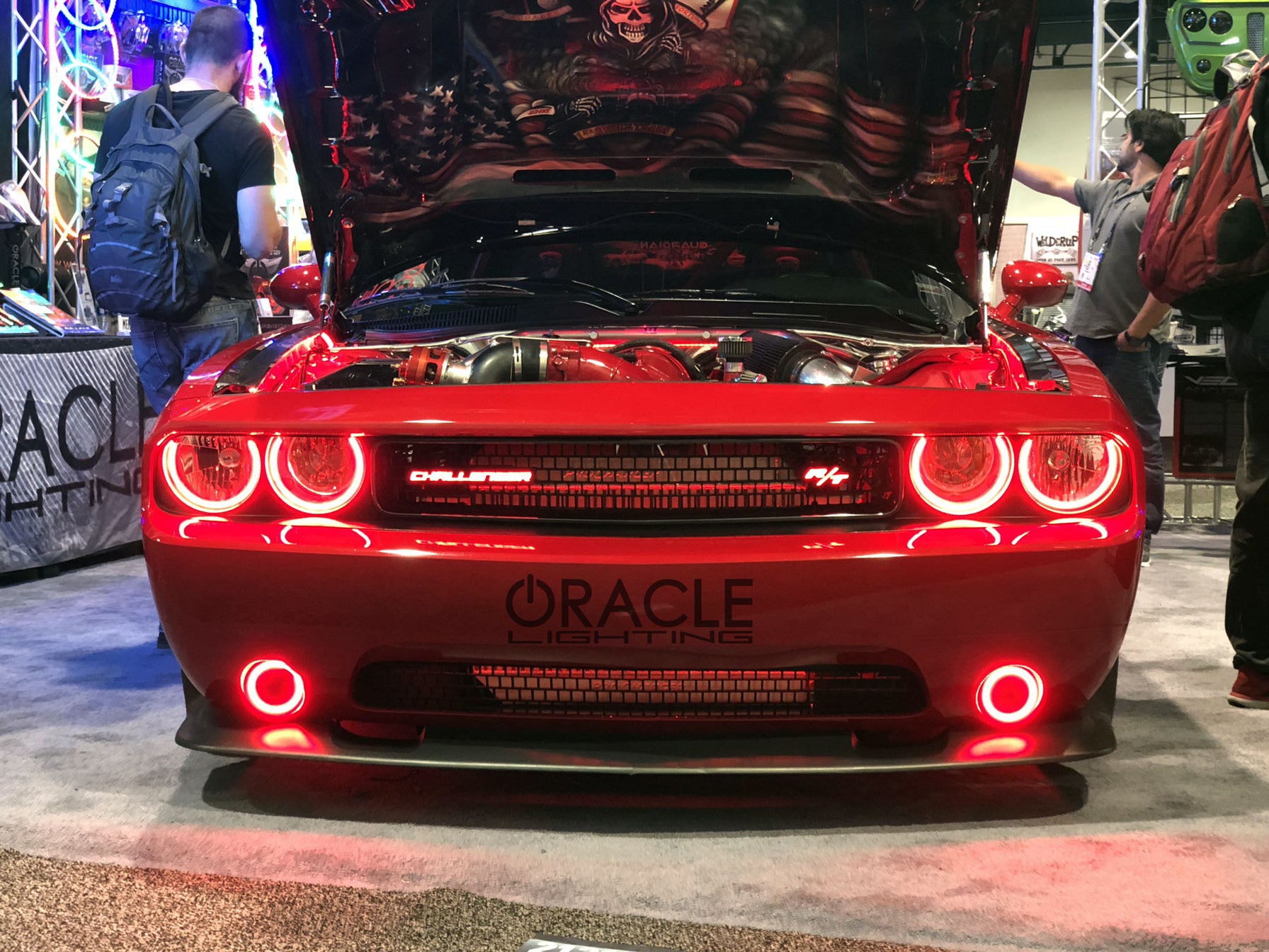 2008-2014 Dodge Challenger Headlight Halo Kit - Surface Mount | ORACLE ...