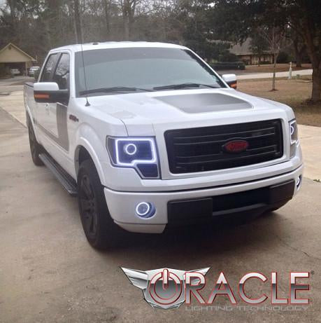 2013-2014 Ford F150/Raptor Projector/HID Style LED Headlight Halo Kit
