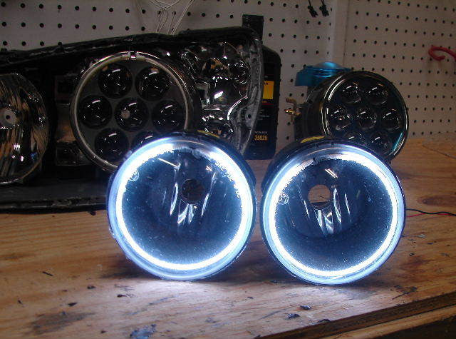 2007-2009 Chrysler Aspen LED Fog Light Halo Kit
