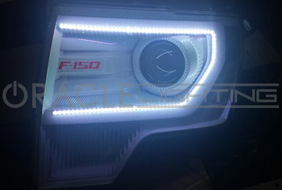 2009-2014 Ford F-150/Raptor LED Perimeter Headlight Halo Kit