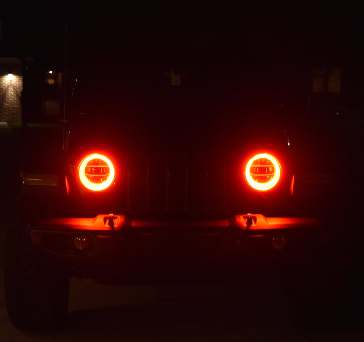 te by surfing 2018-2023 Jeep Wrangler JL Surface Mount Halo Kit | ORACLE Lighting