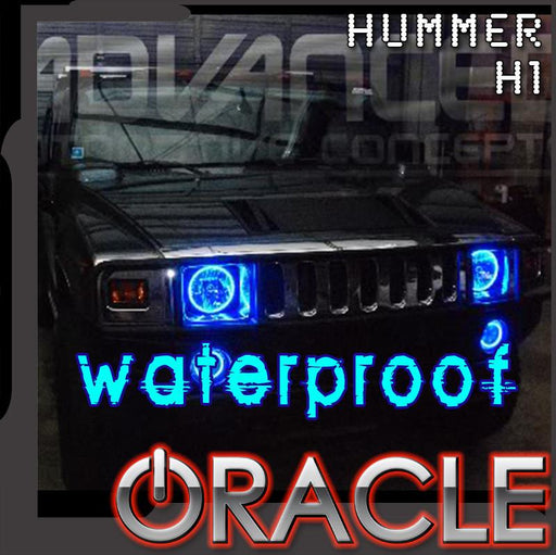 1992-2006 Hummer H1 LED Surface Mount Headlight Halo Kit