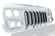 CAD render of vector grill with mesh inserts