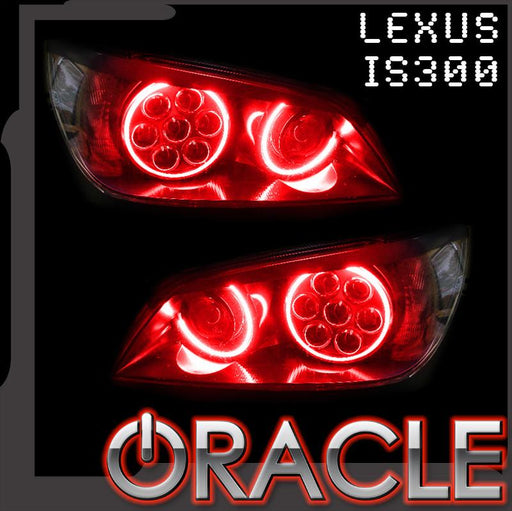 2001-2005 Lexus IS300 RED ORACLE Halo Kit
