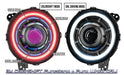 Oculus diagram showing colorshift mode versus DRL mode