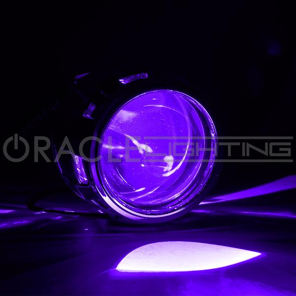 Purple demon eye projector
