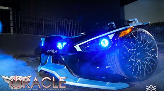 ORACLE Lighting 2015-2019 Polaris Slingshot Surface Mount LED Headlight Halo Kit