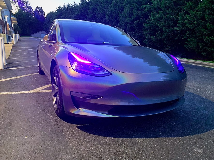 2017–20 Tesla Model 3 Headlights ColorSHIFT DRL Upgrade