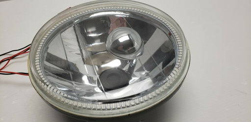 7” Sealed Beam Headlights with ORACLE Pre-Installed Blue SMD Halo (PAIR)