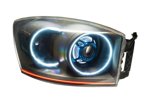 2006-09 Dodge Ram Custom Projector Retrofit LED Halo Headlight