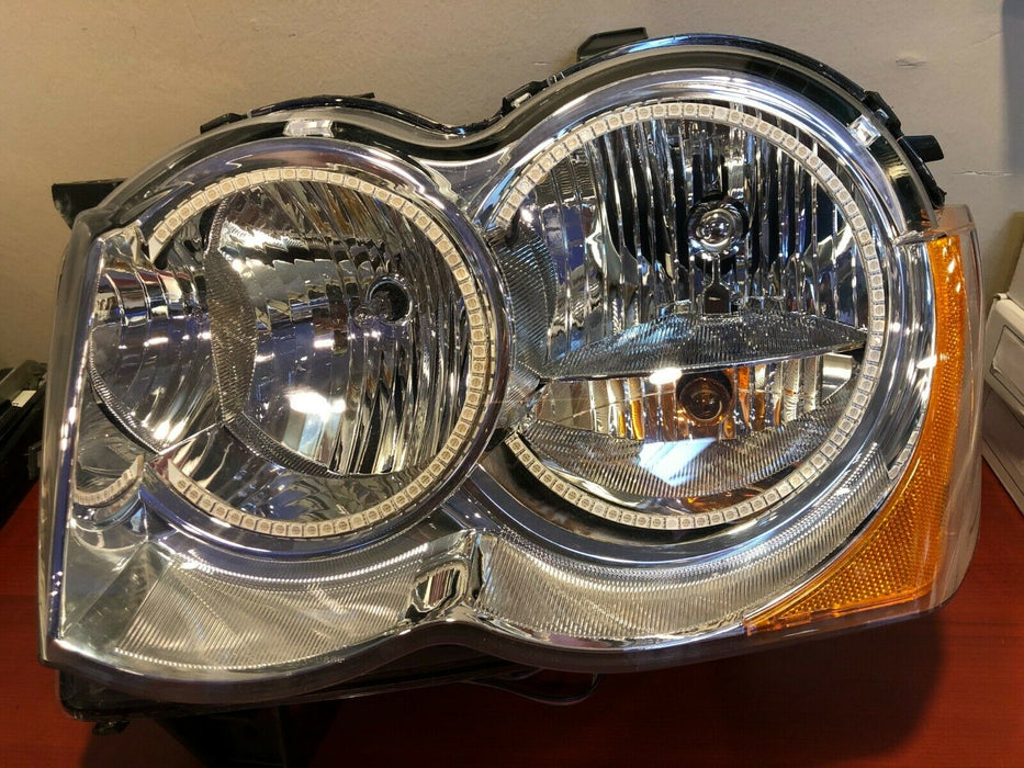Used 2008-2010 Jeep Grand Cherokee ColorSHIFT Headlights - Non HID - Clearance