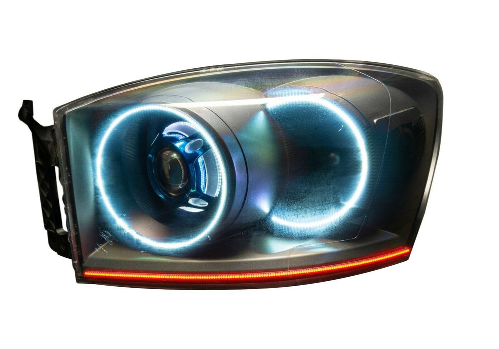 2006-09 Dodge Ram Custom Projector Retrofit LED Halo Headlight