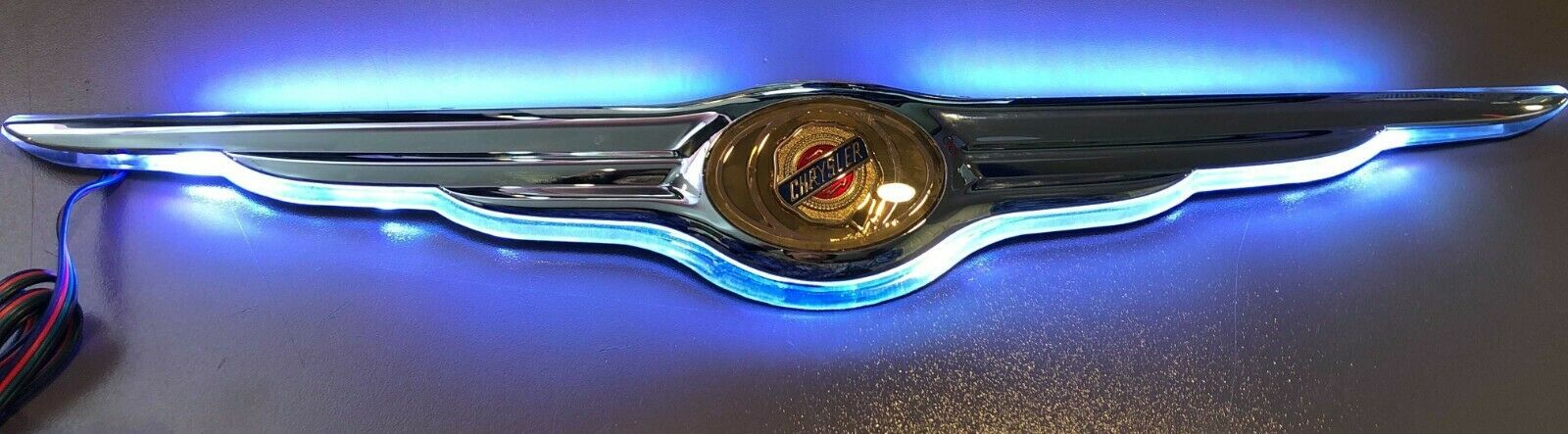 Oracle Gen I Chrysler Illuminated LED Colorshift Rear Wing Emblem - 3002-333 - CLEARANCE