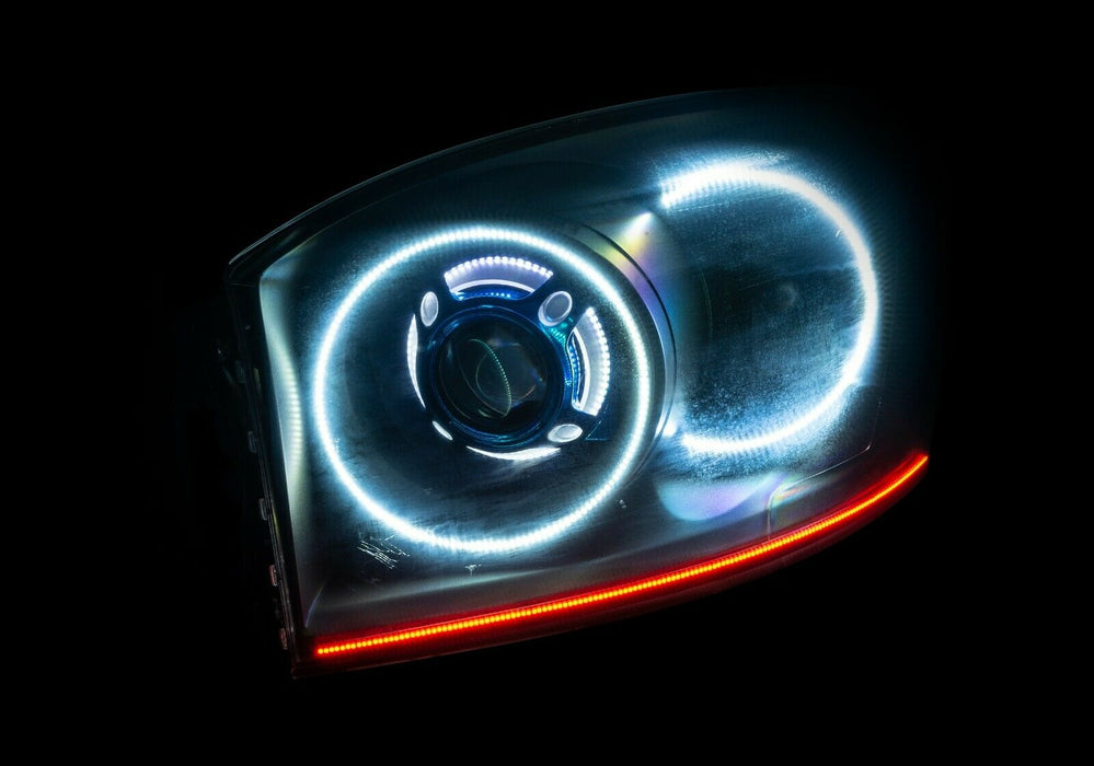 2006-09 Dodge Ram Custom Projector Retrofit LED Halo Headlights ORACLE Lighting - CLEARANCE