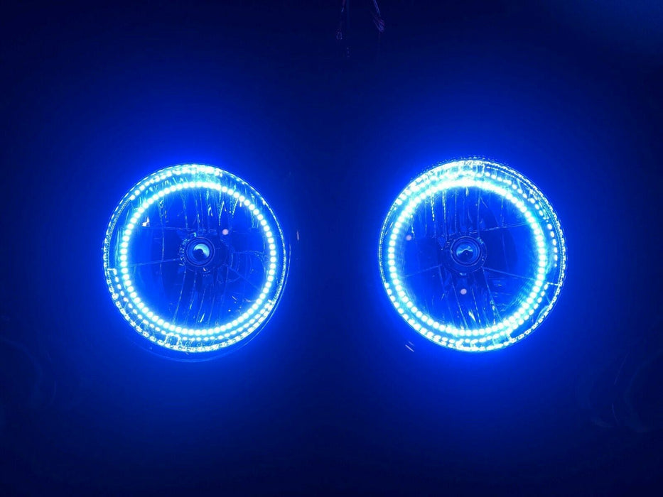 2007-2014 Toyota FJ Cruiser Headlights with Blue Halos