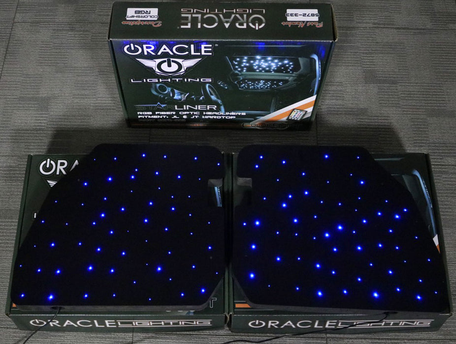 Starliner packaging with the panels illuminating on top of the retail box