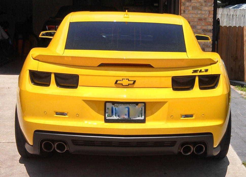 Rear view of a Chevrolet Camaro with Concept Side Mirrors installed.