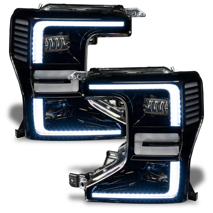 Ford superduty headlights with white DRL